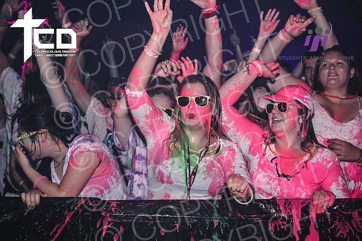 Technocolour Dreams Paint Party at Cambrian  College