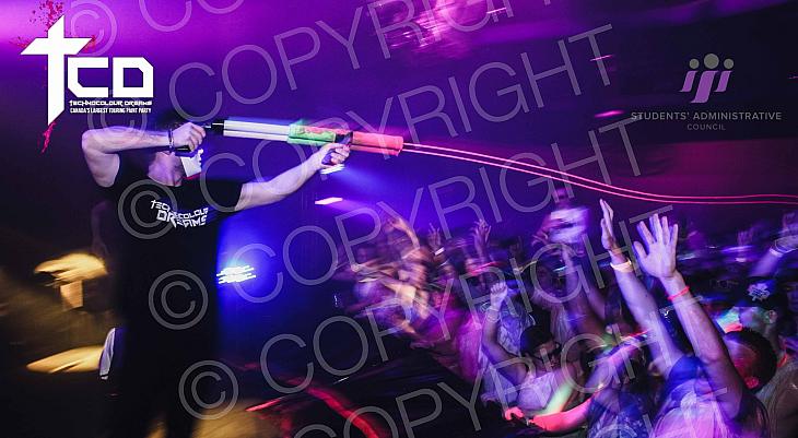 Technocolour Dreams Paint Party at Cambrian  College